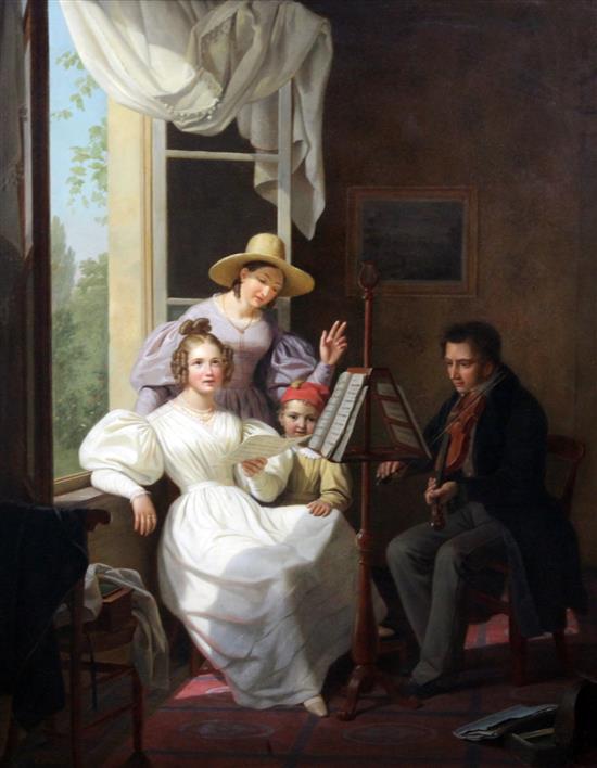 Basile de Loose oil, The Music Lesson(-)